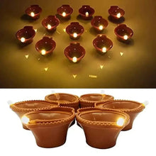 Load image into Gallery viewer, LED Light Water Sensor Diyas Plastic with, Ambient Lights, (Pack of 6/12/18/24)
