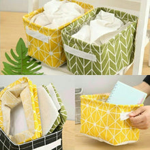 Load image into Gallery viewer, Canvas Fabric Basket with Handle
