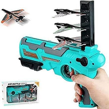 Load image into Gallery viewer, Airplane Launcher Toy Gun with Foam Glider
