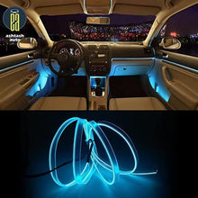 Load image into Gallery viewer, EL Flexible Neon Wire Car Interior LED Strip
